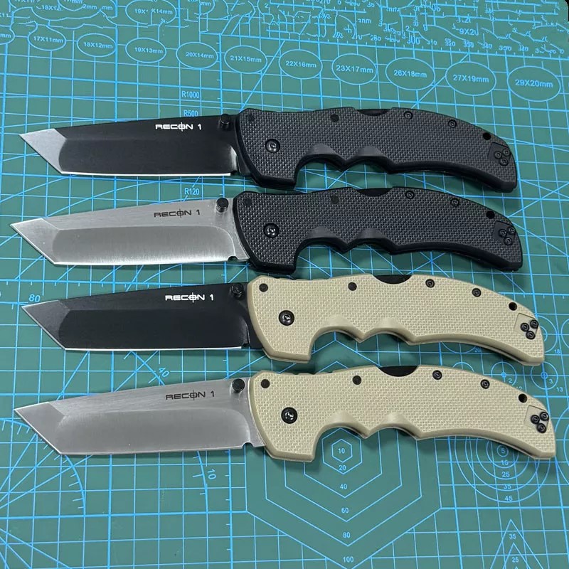 CK1231 Recon Tactical Folding Knife S35VN Tanto Point Blade GRN Handle Outdoor Survival EDC Pocket Knives with Retail Box