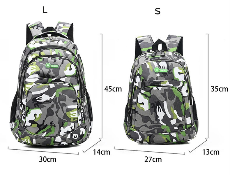 Camouflage mens backpack travel rens school bag cool boys military school bag youth boys girls school backpack sac mochila 241210