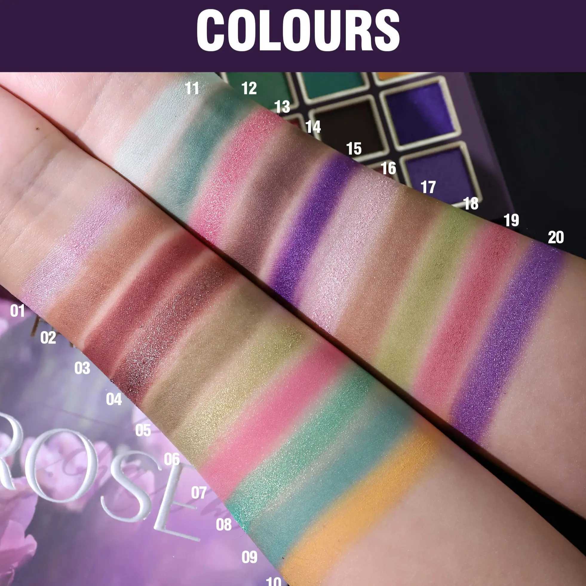 20 color European and American makeup eye shadow palette matte nude makeup durable cosmetics eye shadowW241212