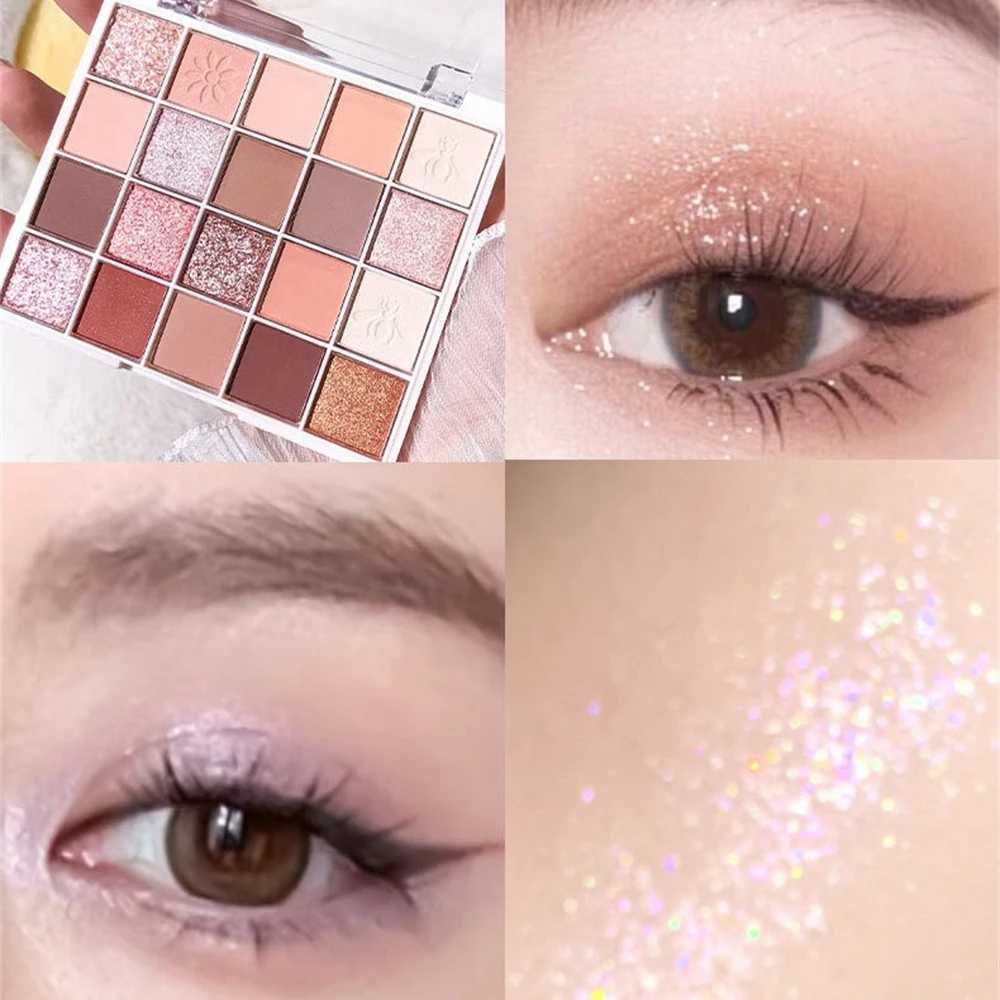 20Color Passion Eyeshadow palette less Earth Tone Matte durable waterproof glitter eye shadow low saturation Korean makeupW241212