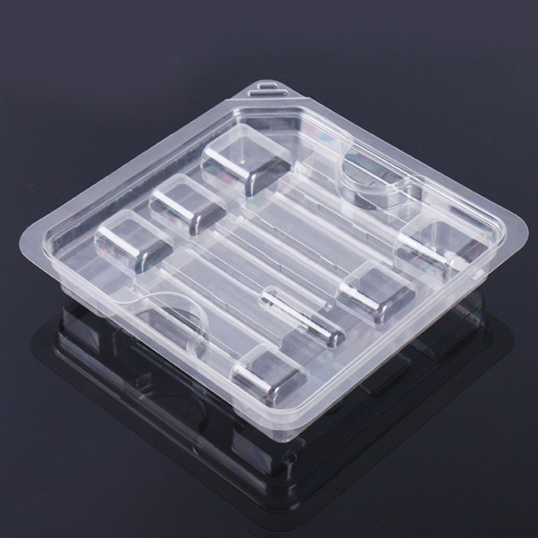 pet blister packaging blister card insert blister card liner folded double blister jewellery dispensing can be customised packaging grid