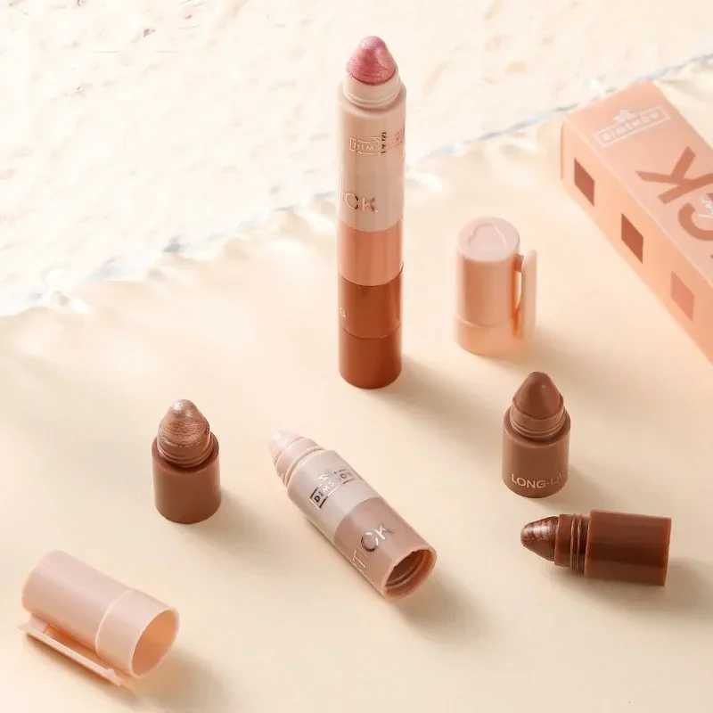 5 in 1 eye shadow pencil set velvet matte pigment shimmer makeup combination pink brown mini eye shadow pencil makeupW241212
