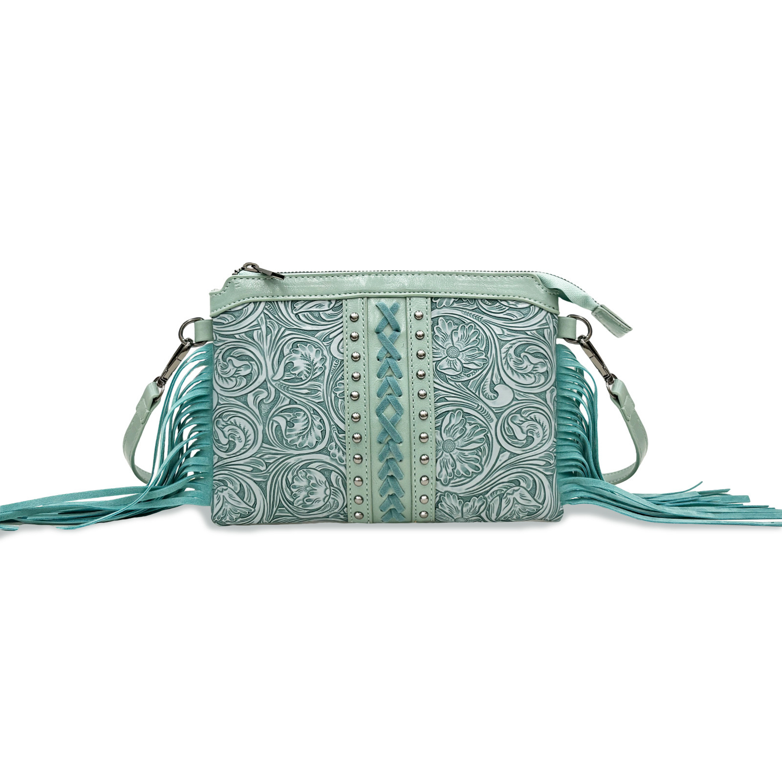 Western Bohemian style Su New crossbody emed mobile phone autumn women 2024 shoulder bag high-end feeg