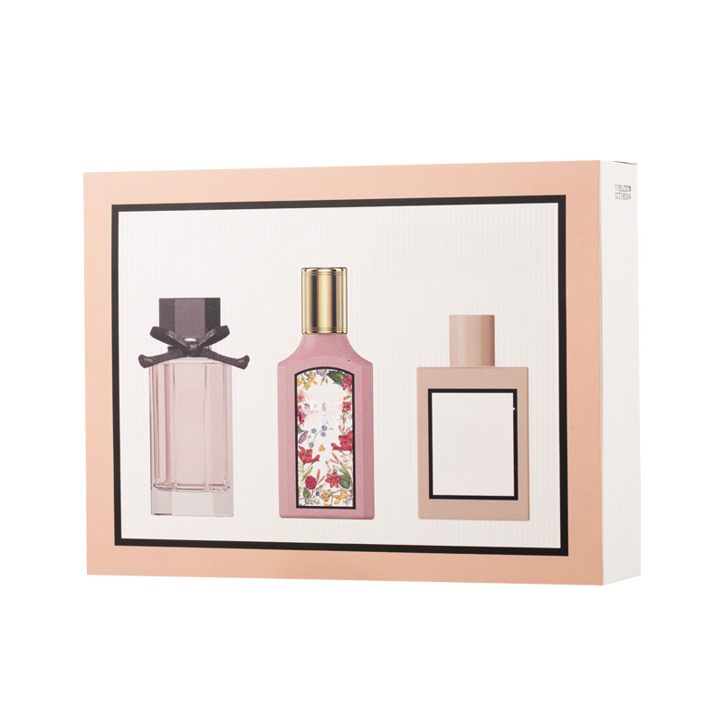 Women perfume lasting fragrance fresh perfume three piece box fragrances story of perfume gift box wholesale