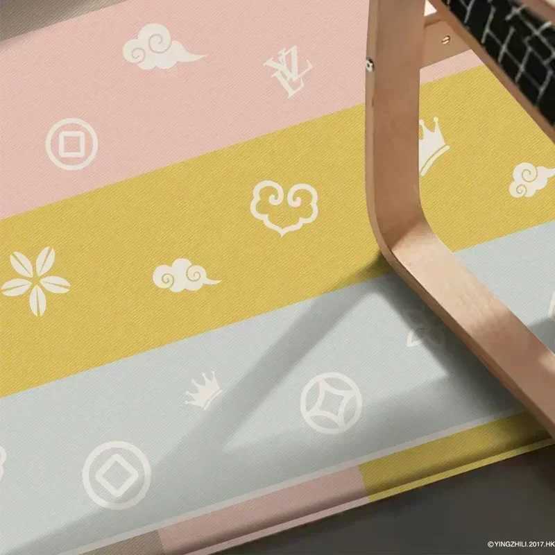 177 * 64cm Folding Baby Play Mat Education Childrens Carpet Kindergarten Crawling Mat Childrens Carpet Activity Game Toy Gift W241221