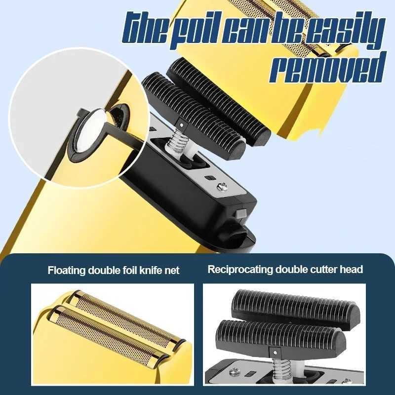 RESUXI 973 New 3-in-1 Hair Clipper Electric Shaver Trimmer 3-Piece Beauty Set Mens Barber Shop Hair Clipper W241212