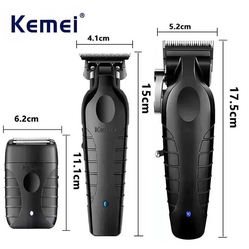 Kemei Hair Clipper Kit KM-2296 KM-2299 KM-T95 Electric Shaver Male Hair Clipper Male Hair Clipper W241212