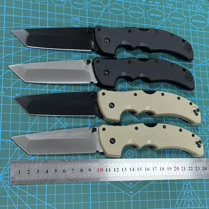 Top Quality Recon Tactical Folding Knife S35VN Tanto Point Blade GRN Handle Outdoor Survival EDC Pocket Knives with Retail Box