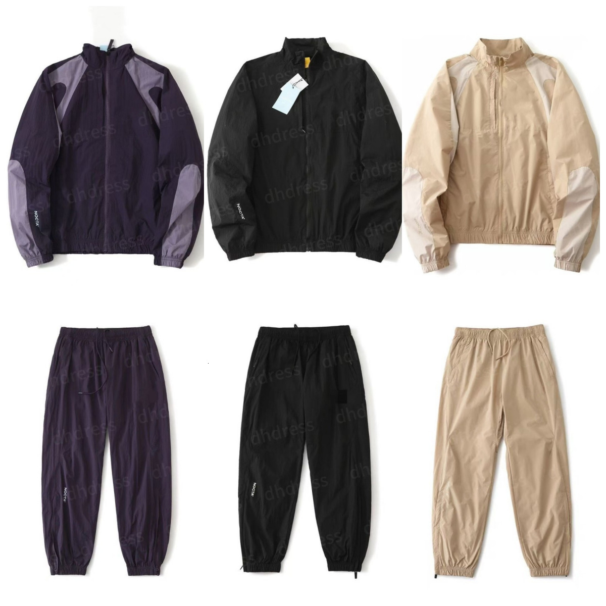 NOCTA Tracksuits Sports jackets Windbreaker Jackets Jogger Suit Loose Sportswear Overshirt Zipper Running Suit Mens Womens Sweatshirts Pants Outerwear Tops 5b