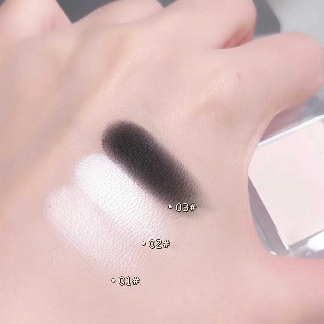 Monochrome matte white eye shadow base makeup durable and smooth easy to wear natural and bright silk eye shadow paletteW241212