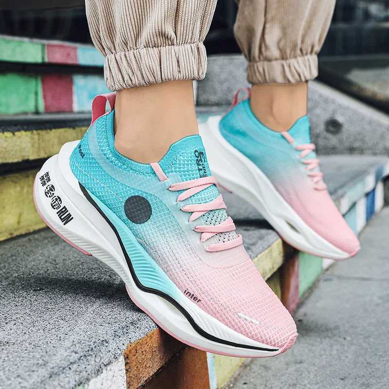 New 2024 Running Shoes Breathable men women Outdoor Sports Shoes Lightweight Sneakers for Couple shoes Comfortable AthleticC250304