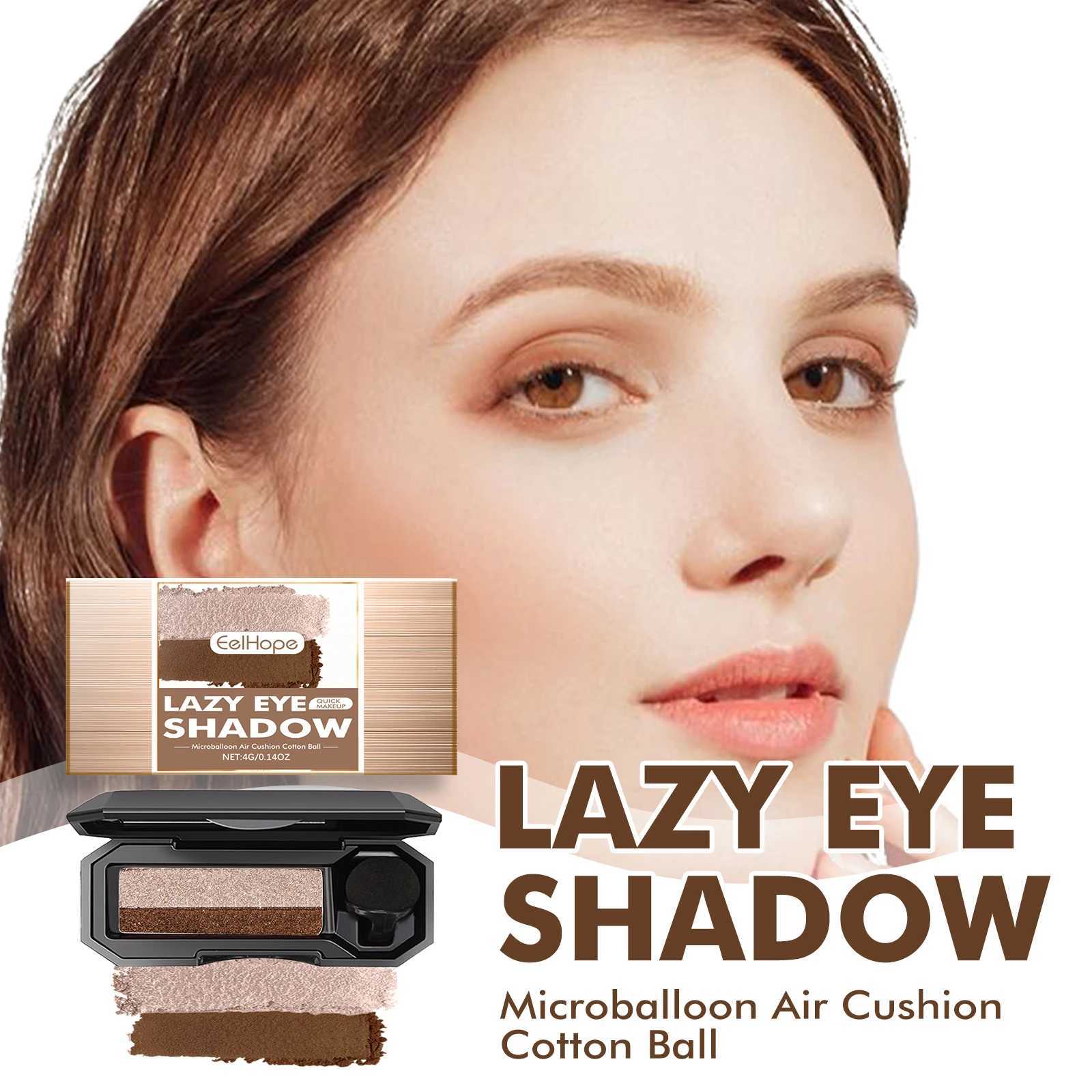 Female natural color lace matte novice makeup sequins eye shadow lasting perfect double color eye shadowW241212