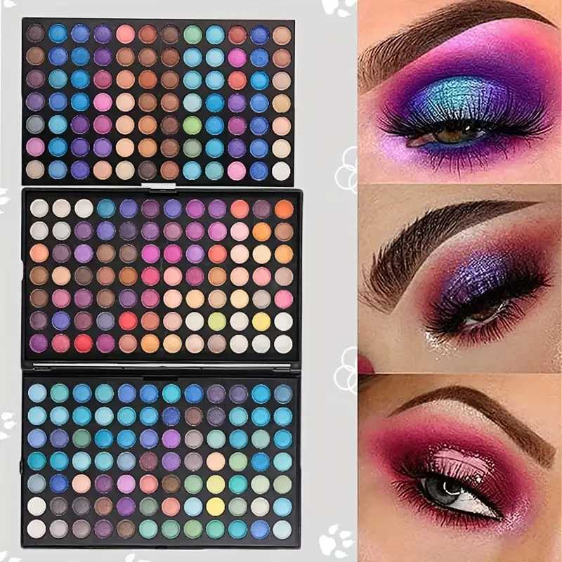 252 Colors EyeShadow Palette Makeup MatteShimmer and Metallic Shades Ideal for All-in-One Eyeshadow Set for versatile LooksW241212