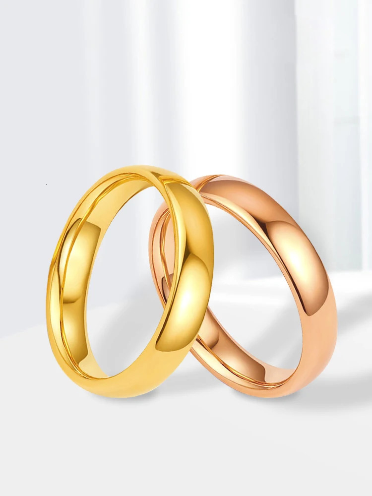 Customized 28mm wide tungsten wedding ring suitable for men and women goldrose gold dome strap comfortable fit gift size 414 241210