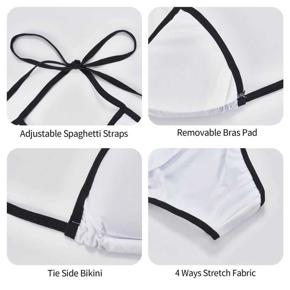 Womens Flag of Jamaica Bikini Sets Swimwear Summer Beachwear Bathing Bikinis 2024XJ241212