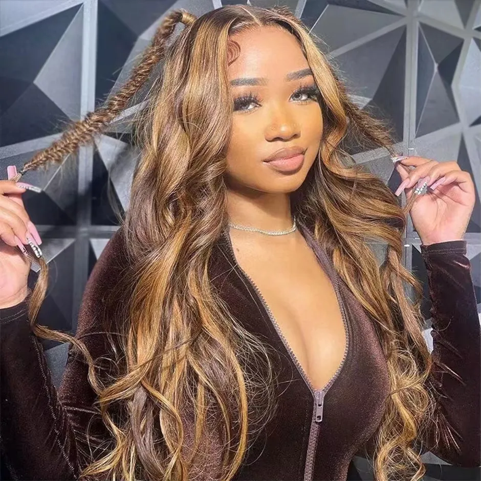 100% Really Wig Long Brazilian Blonde for Women 13x4 Transparent Lace Front Human Hair Preplucked Heat Resistant Highlight Short Bob e curly Wigs