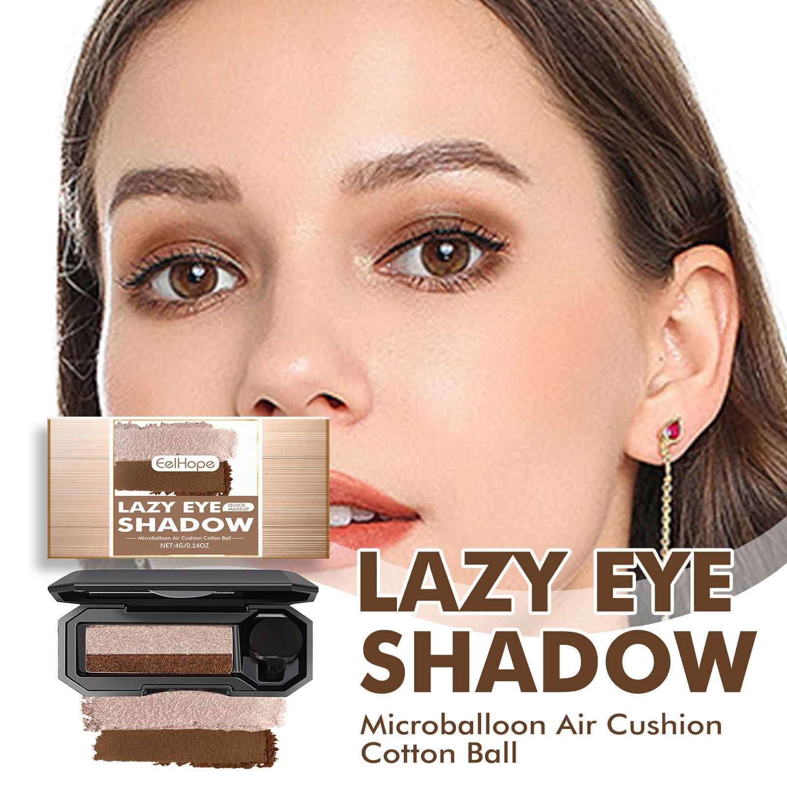 Female natural color lace matte novice makeup sequins eye shadow lasting perfect double color eye shadowW241212