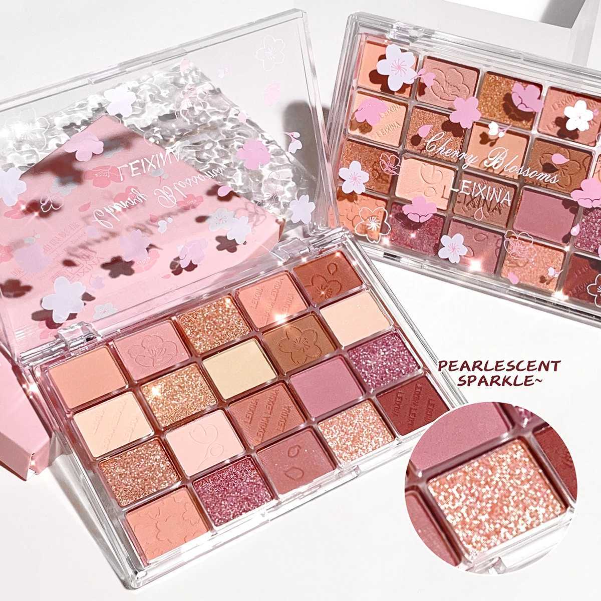 20 color eye shadow palette with glitter shimmer and matte finishes Instagram makeup paletteW241212