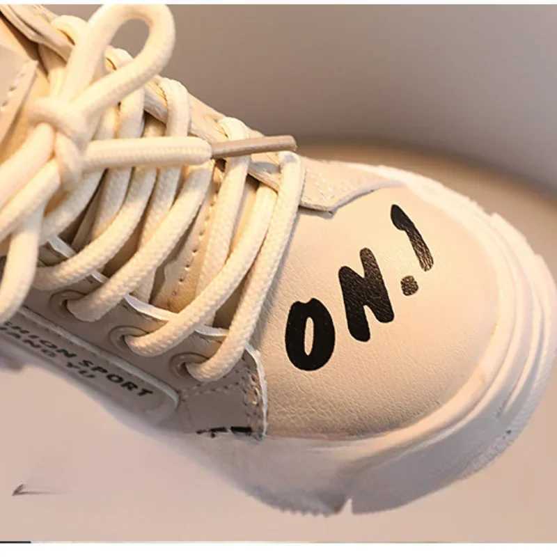 Athletic Outdoor Children High Top Sports Shoes Lace Up Side Zipper Slip on Shoes Soft Bottom Non Slip Running Hiking Shoes Kids Fashion Boots H241223