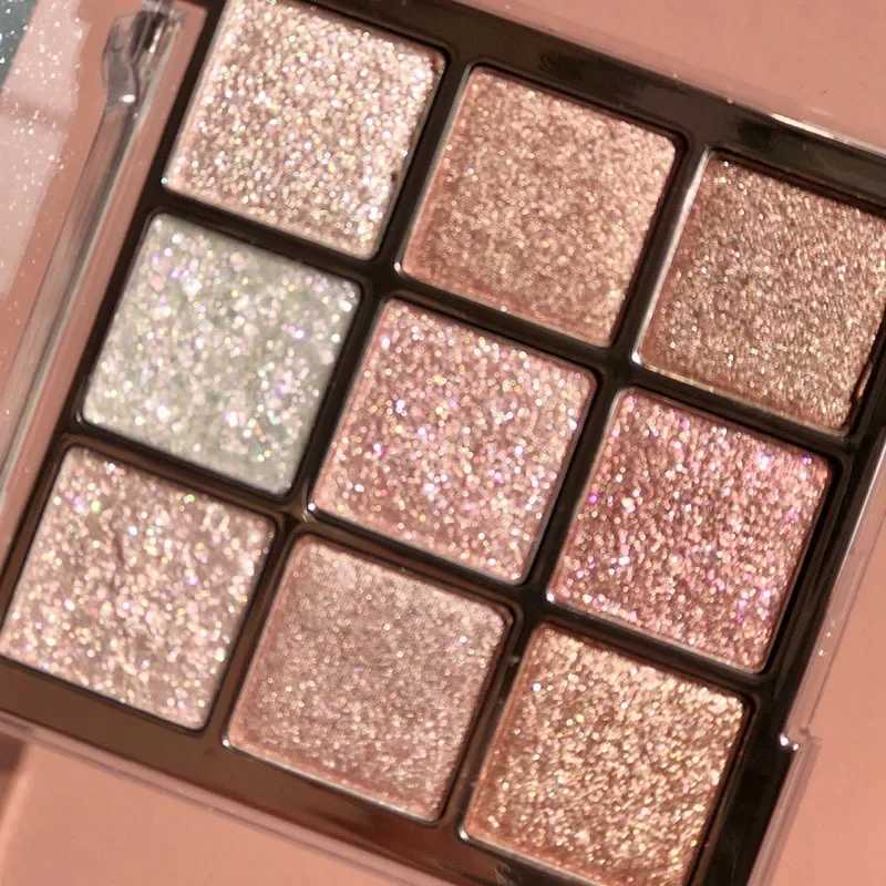 9 Color Cherry Blossom Christmas Palette Glitter eye shadow Palette Matte Glitter eye shadow PaletteW241212