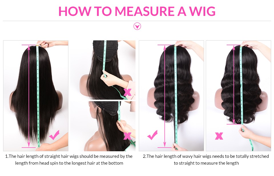 Silky Straight Lace Frontal Human Hair Wigs 4x4 13x4 Lace Wigs for Women Natural Color Pre Plucked Glueless Wigs