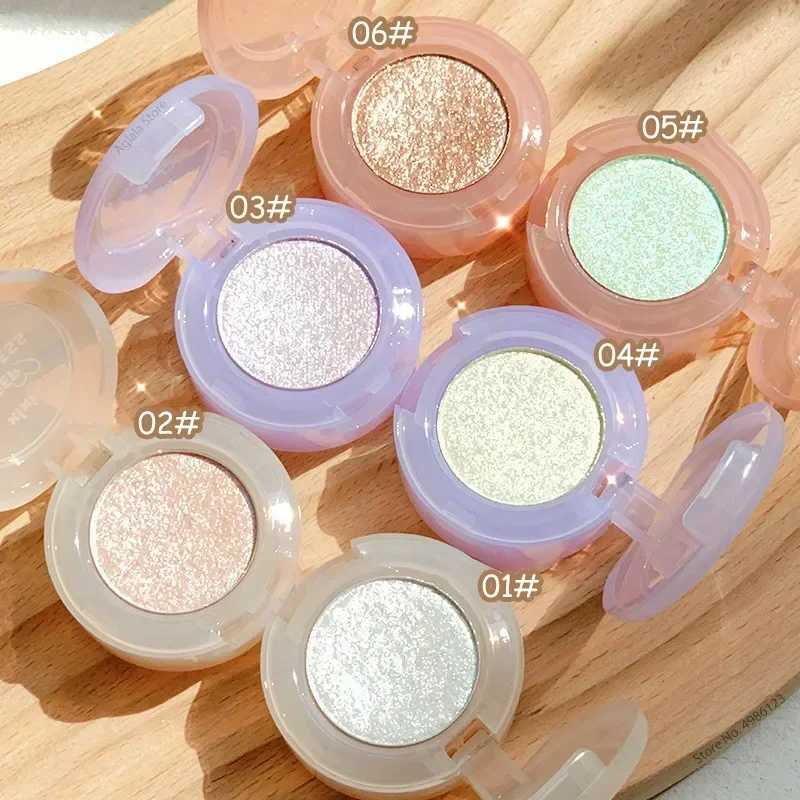 Monochrome shiny eye shadow less Highlight powder makeup diamond eye shadow palette bright shiny eye shadow cosmeticsW241212