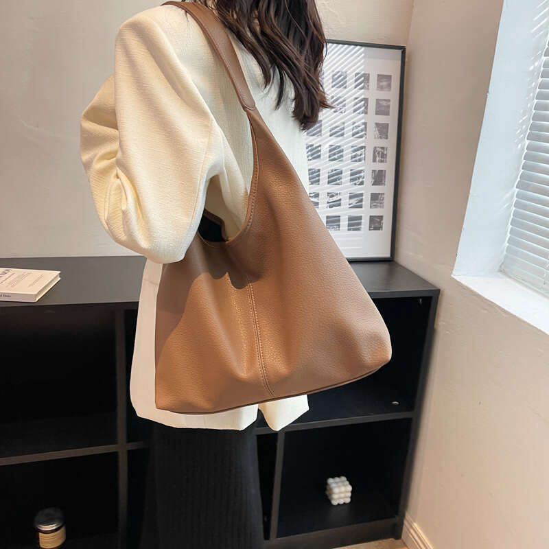 Tote Bags for Women PU Leather Tote Purses Handbags Medium Top Handle Satchel Simple Versatile Large Underarm Versatile Hand-Held Tote Bag - view 4