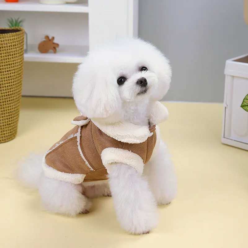 Winter dog cotton jacket warm pet dog clothing for small and medium-sized dogs cats puppies French bulldogs Chihuahua clothing Y241212