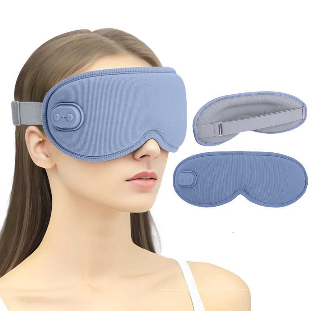 3D Hot Sleep Eye Mask 100% Blocking Light Vibration Massage Eye Mask Relieves Fatigue Sleep Assistance Eye Mask W241213