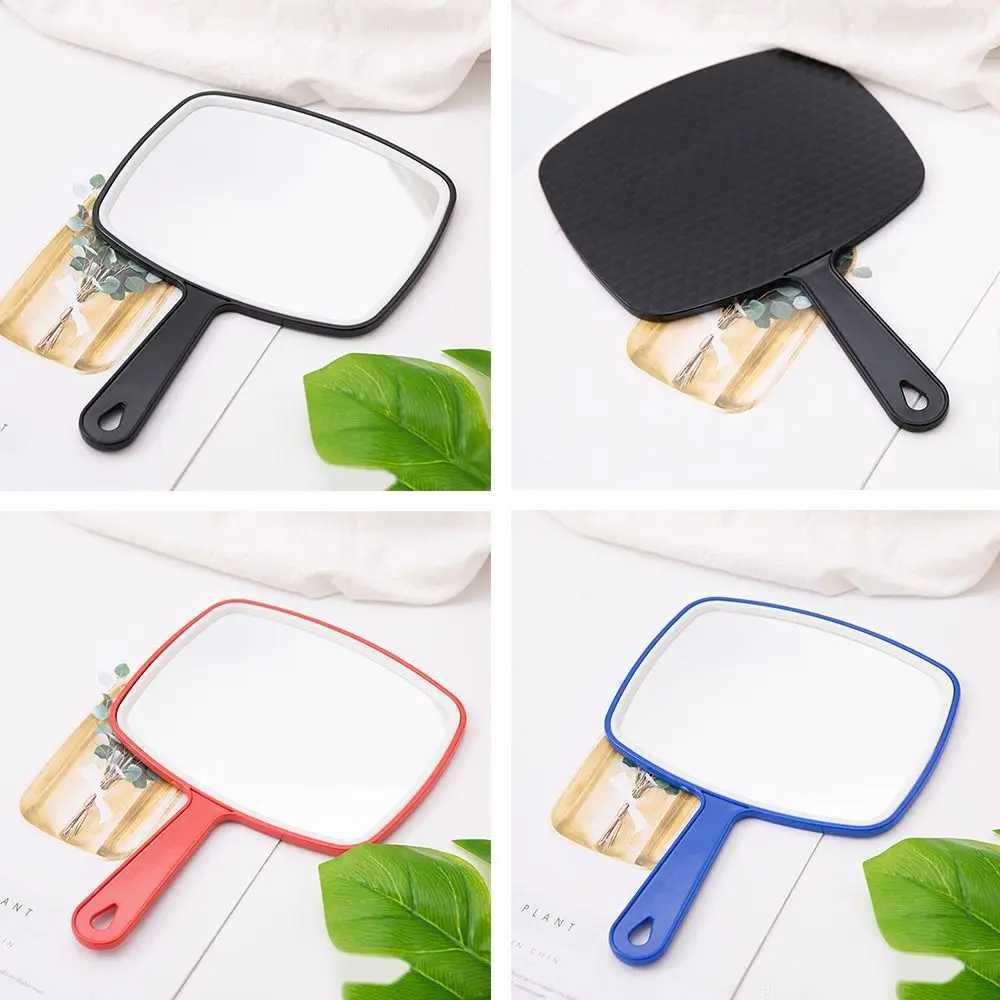 Handheld Double Sided Makeup Tool Vanity Mirror Salon Style Makeup Mirror Magnifying LightXJ241213