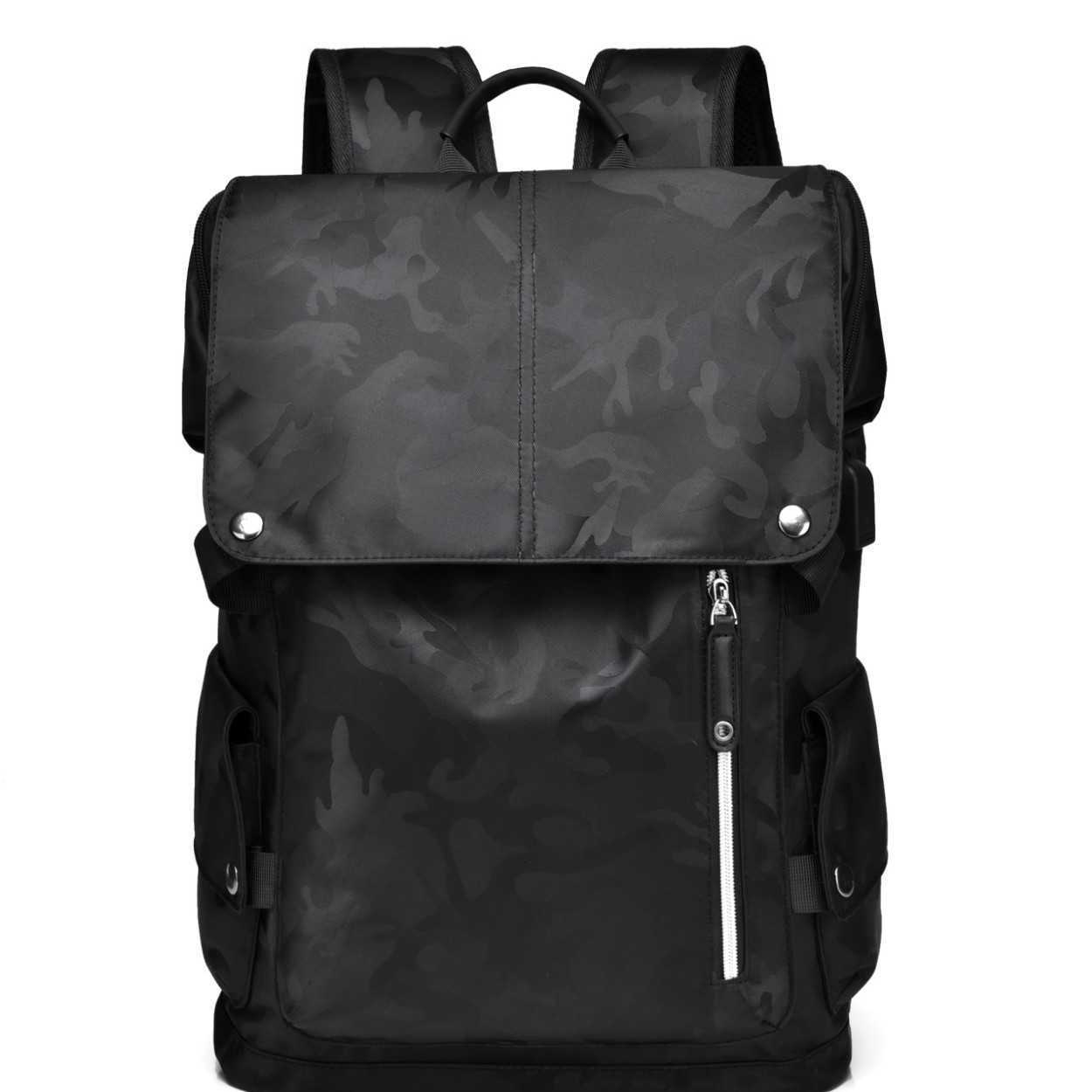 Fashionable Simple Business Backpack Computer Backpack Large Capacity Wear resistant Waterproof Travel Trend Backpack 241215