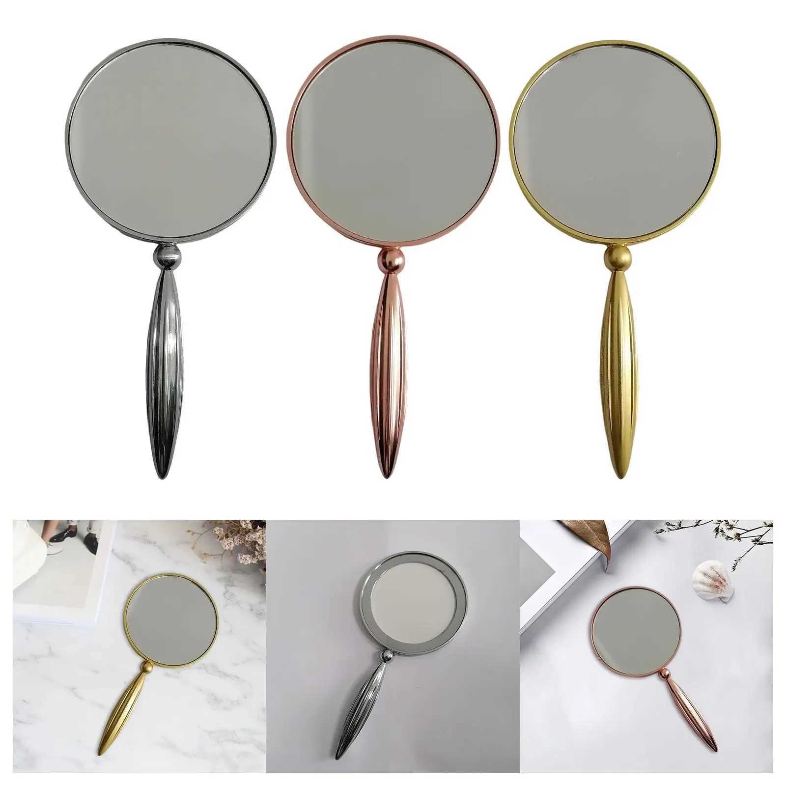 Handheld Mirror Creative Hairstyling Vanity Mirror Hand Held Decorative CosmeticXJ241213