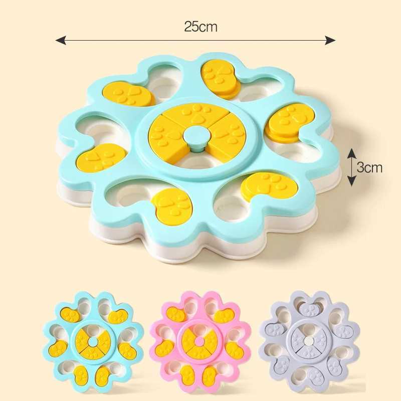 Pet Cat Dog Puzzle Toy Interactive Toys Pets Slow Feeder Toys Pet Bowl Eating Training Toy for Kitten Puppy X241213