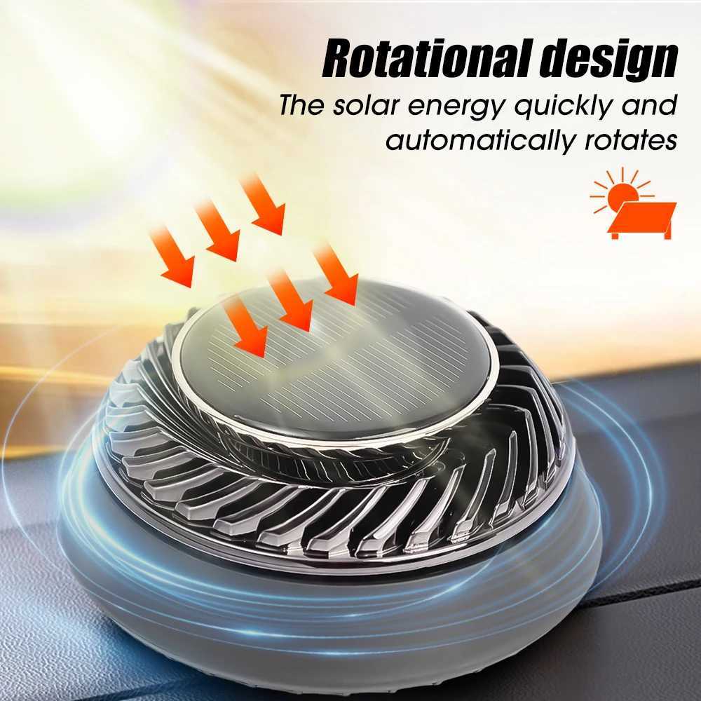 Car Solar Rotating Aroma Diffuser Auto Ornament Cars Air ener Deodorizer Autos Interior Decoration Automotive AccessoriesXJ241213