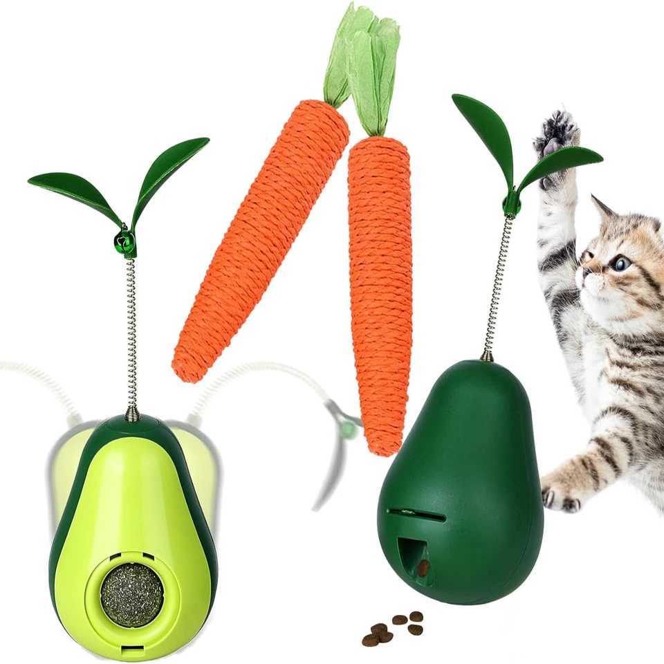 3-in-1 interactive cat toy cat claw roller toy cat chewing toy cat puzzle feeder cat teasing toy feeder cat toy stick and X241213