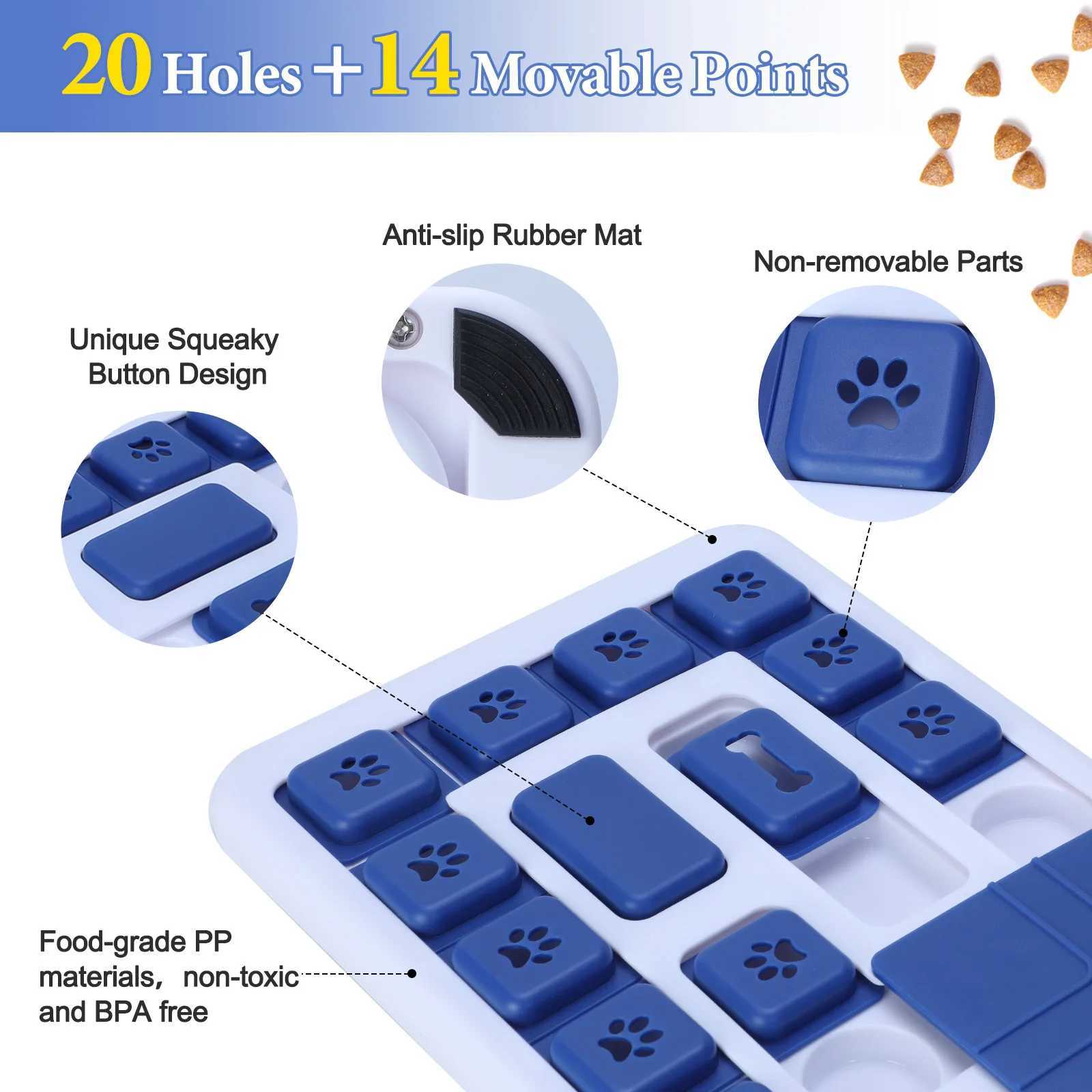 Interactive dog toys for puppies used for training dogs. Rich toys for large medium and small intelligent dogs used for pet puzzles X241213