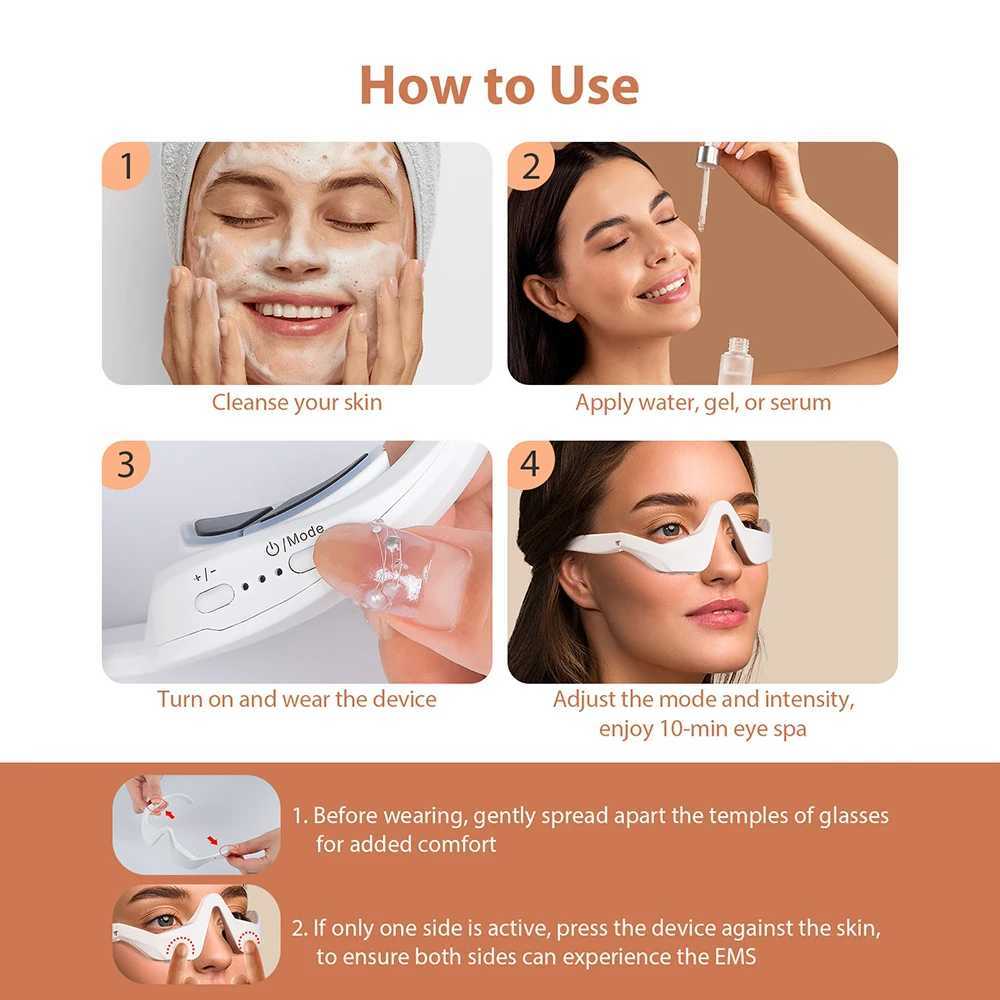 Eye Massage Relieves Eye Fatigue Eyes Massage Glasses Eye Fatigue Relief Massager Under Eye Massage Machine W241213