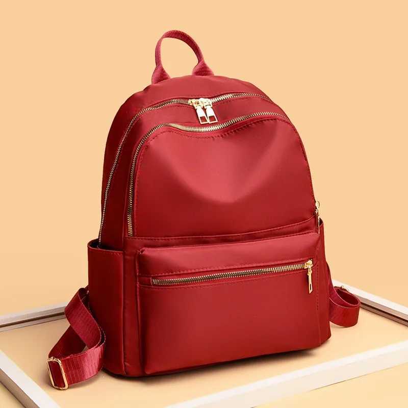 New Designer Fi Wen Backpack Mini Soft Touch Mti-Functi Small Backpack Fem Ladies Shoder Bag Girl Purse Z241212