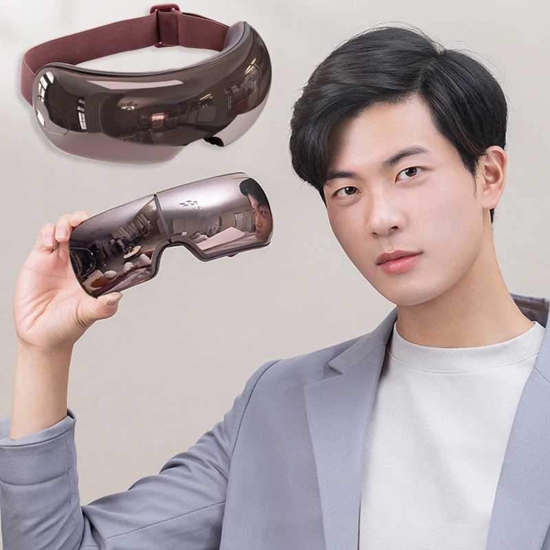 Intelligent foldable eye mask care vibrator hot compression Bluetooth air pressure intelligent foldable fatigue relief massage W241213