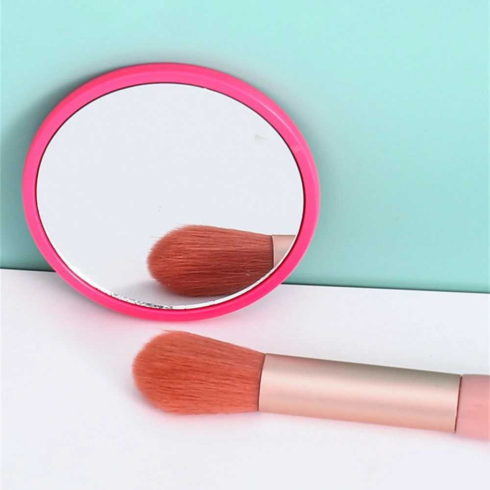 Multiple Colors Small Round Mirror Anti-slip Anti-sweat Portable Make-up Mirror Mini High-definition Bag Pocket Cosmetic ToolsXJ241213