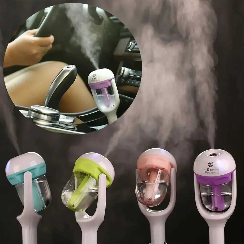 Mini Car Air Humidifier Steam Air Purifier Aroma Diffuser Essential Oil Aroma Diffuser Auto Mist Maker Sprayer For CarXJ241213
