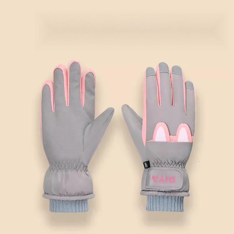 Ddmytiger Ddmytiger Ski Women Cycg Outdoor Hiking Motorcycle Riding Windproof Plush Thick And Warm Cotton Gloves For Men Winter