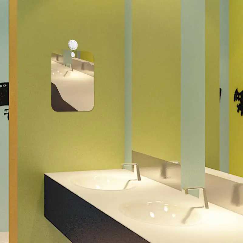 Fogless Mirror Acrylic Bathroom Tools Shaving Mirror Women High Quality Washroom Travel Accessories Makeup Mirror PortableXJ241213
