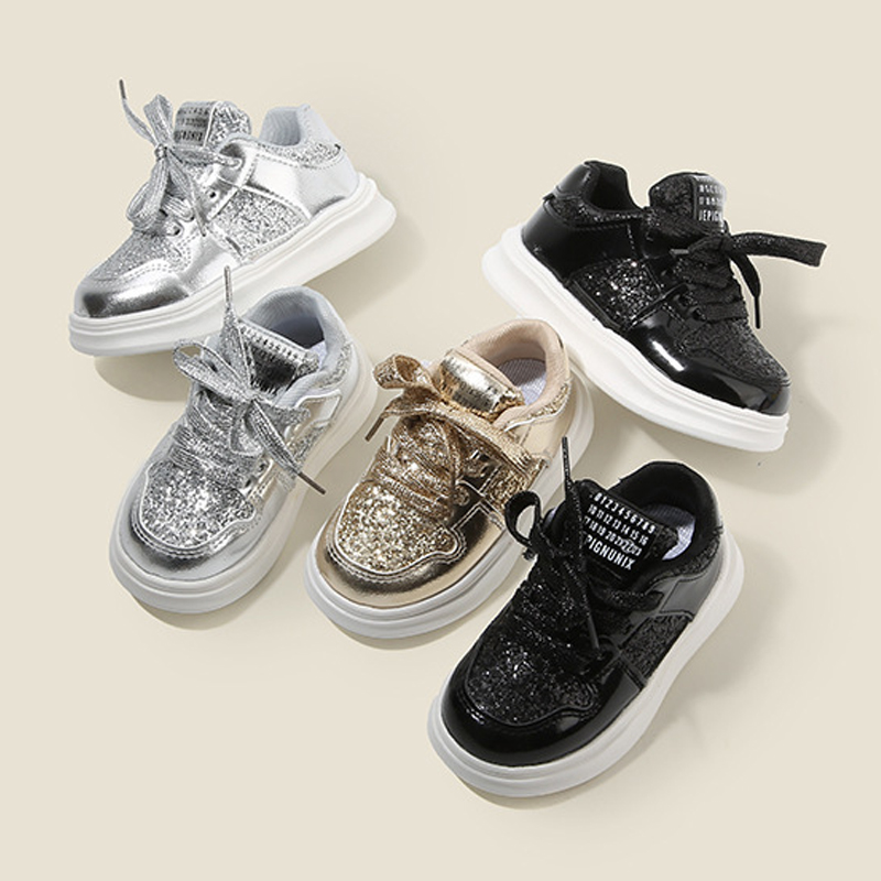 Kids Shoes Spring Autumn Toddler Girls Running Sport Sneakers Baby Children Boys Shoes Happysteps Casual Flats Glitter Soft Sole Size 21 - 30