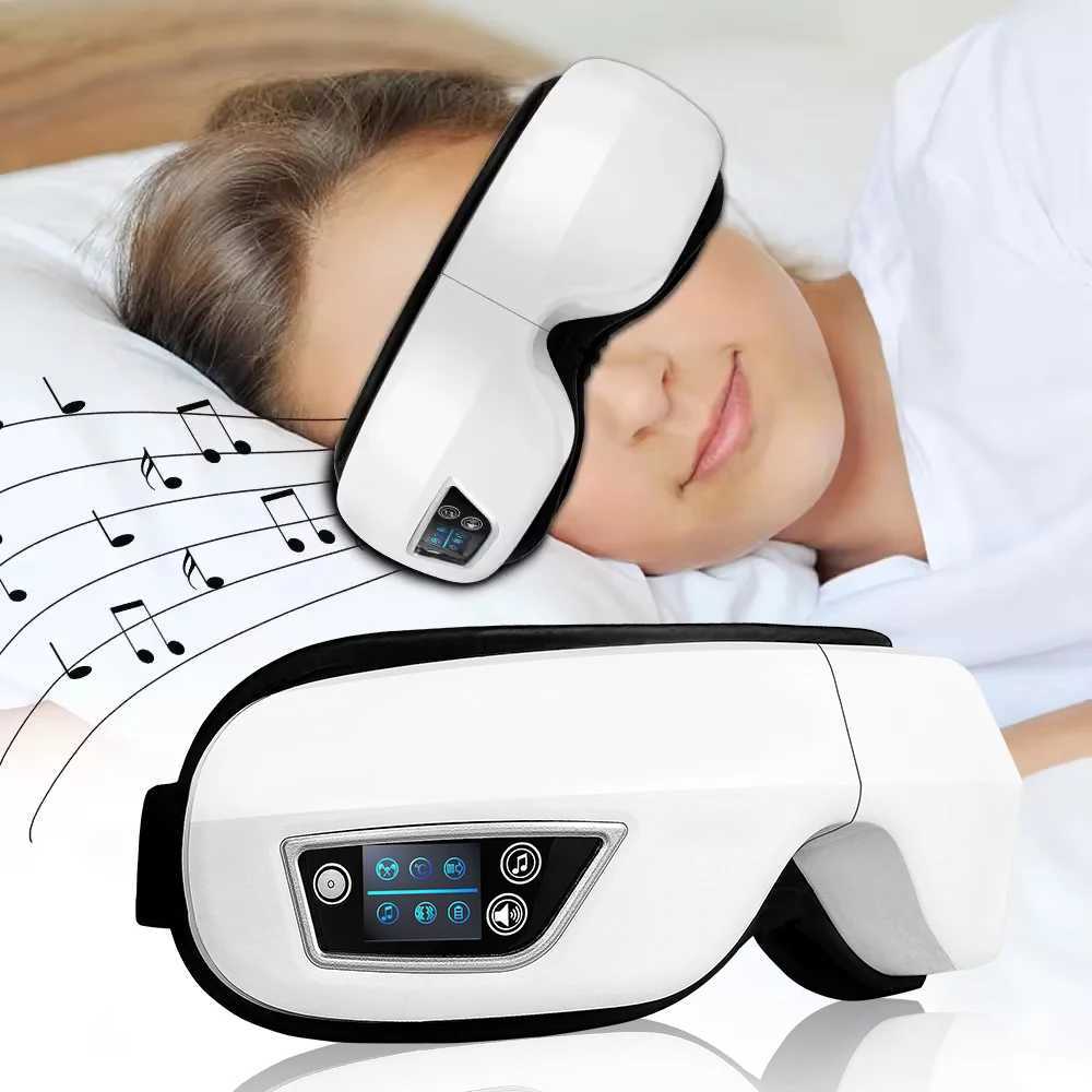Digital air compression pressure 6D intelligent air bag wireless eye massager with vibration circulation heating and relaxation music machine W241213