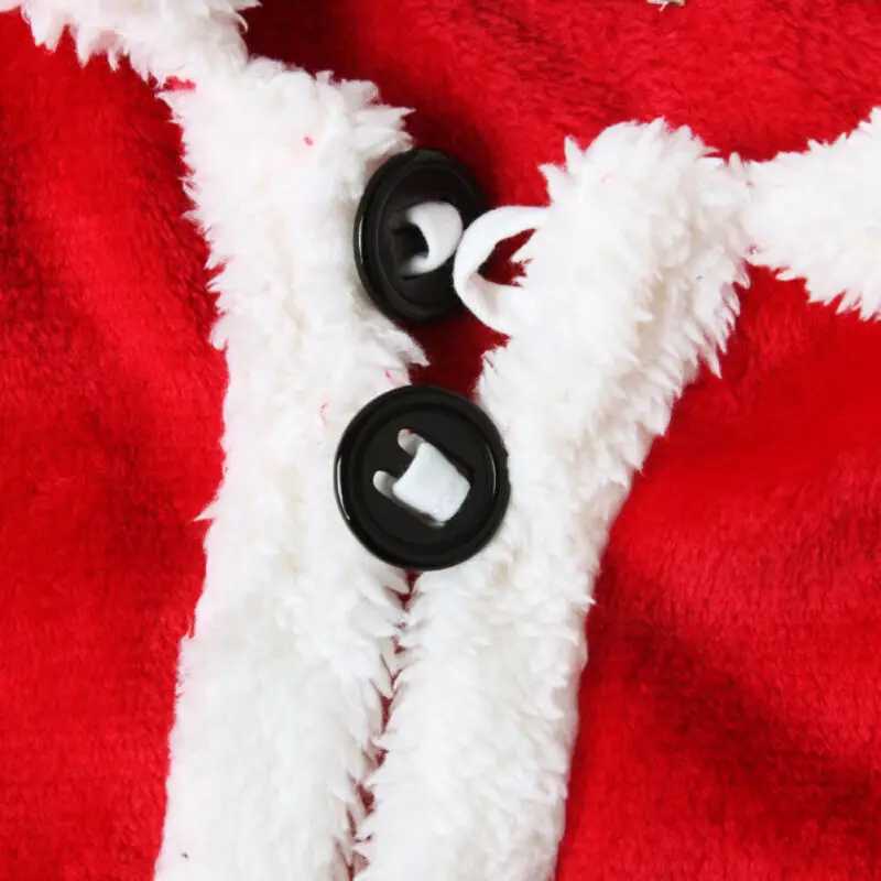 Citgeett Fall Autumn Winter Christmas Baby Boy Girl Santa Claus Tops+Pants+Hat+Shoes Xmas Clothes WARM Set W241213