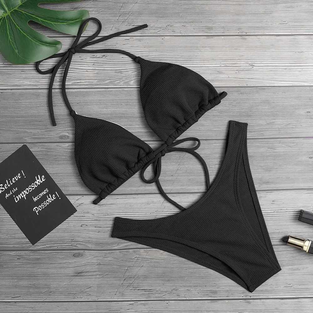 2023 Monochrome Womens Sexy Bikini Womens Swimwear Beach Bikini Beach Suit Bathrobe SwimwearXJ241212
