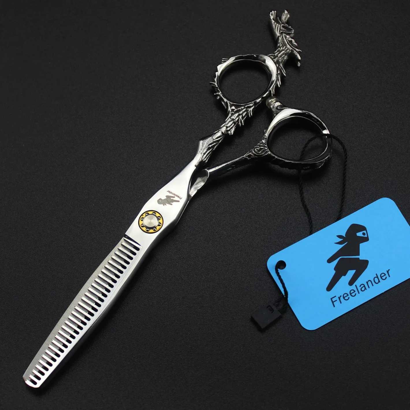 New Arrival Silver Handle Professional Hair Clipper 6 RC9 Steel Hair Clipper and Thin Clipper Z241213
