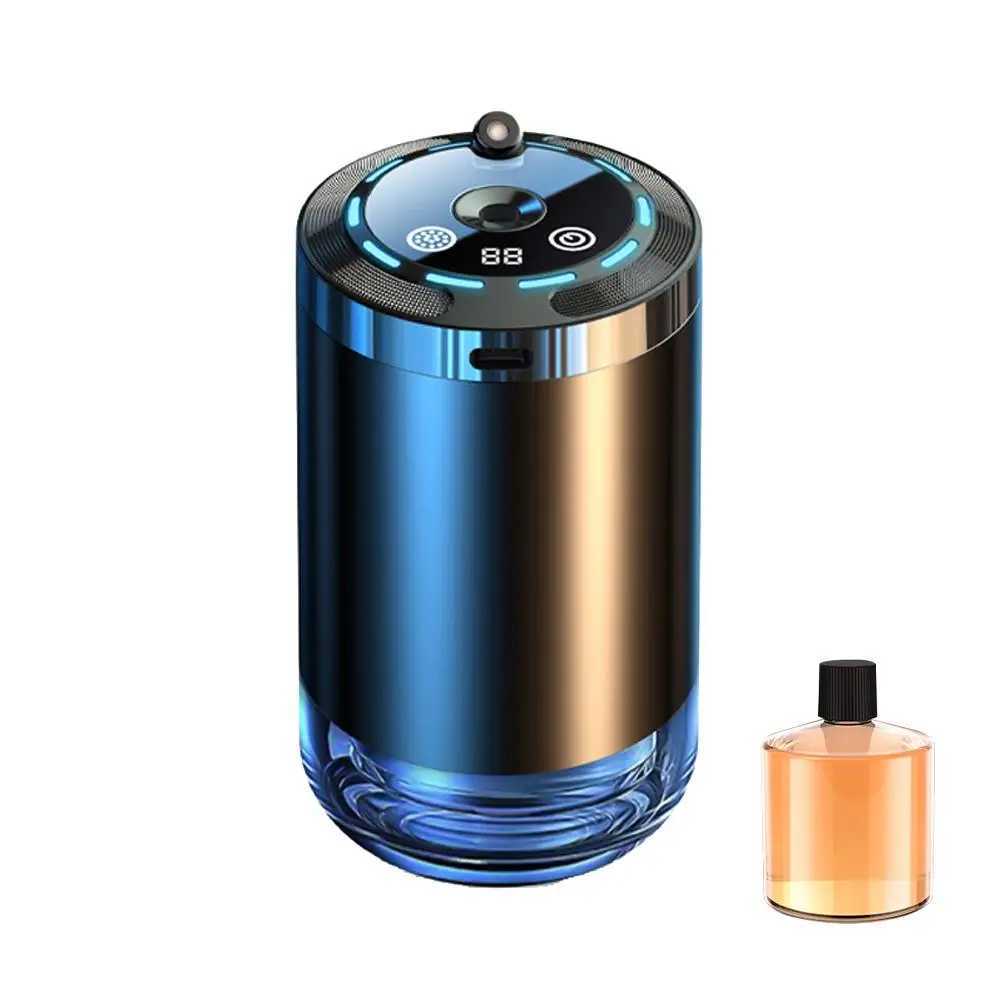 Car Aroma Diffuser With LED Starry Ambient Light 50ml Cologne Perfume Car Air ener Flavoring For Cars Fragrance DiffusersXJ241213