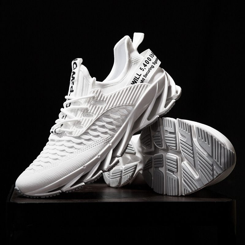 Men's shoes blade shoes new large size autumn flying mesh surface student sports leisure running shoes size 39-46